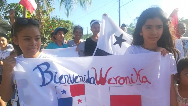 Bydgoscy młodzi gorąco powitani przez mieszkańców Panamy [wideo]