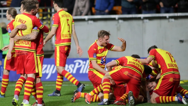 Piłkarski Puchar Polski - Jagiellonia Białystok pierwszym finalistą