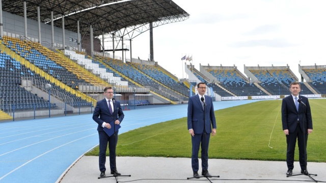 Premier Morawiecki: Powstanie nowa hala lekkoatletyczna w Bydgoszczy