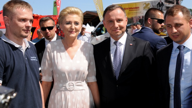 Prezydent Andrzej Duda odwiedził targi w Minikowie