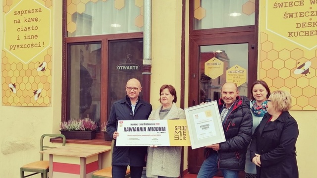 Kawiarnia Miodnia najlepsza Włocławek wybiera Markowy Lokal Śródmieścia