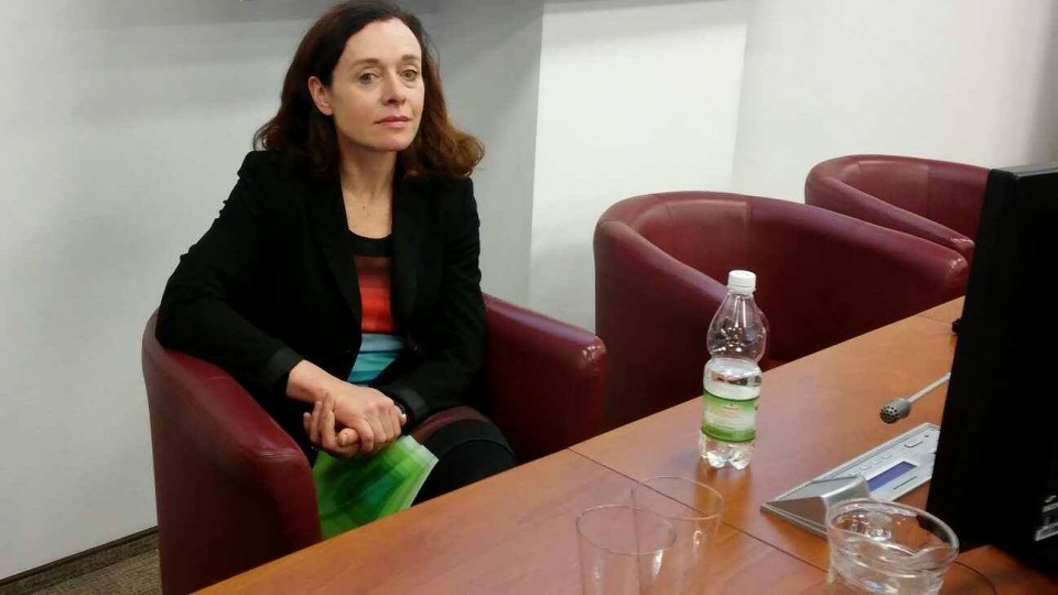 Whitney Hishier wygłosiła wykład na temat przedsiębiorczości. Fot. Damian Klich