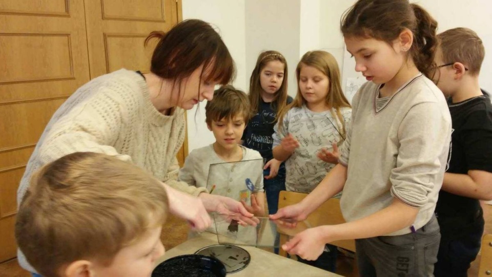 "Ferie w muzeum" cieszą się dużym zainteresowaniem wśród dzieci/fot. Damian Klich