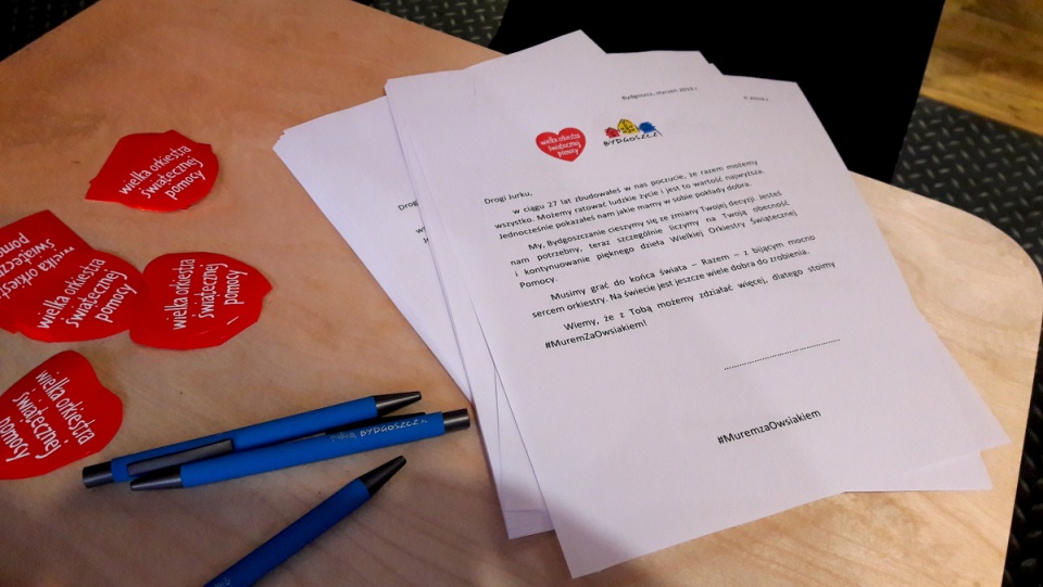 List można podpisywać do 25 stycznia w Bydgoskim Centrum Organizacji Pozarządowych i Wolontariatu przy ul. Gdańskiej 5. Fot. Tatiana Adonis