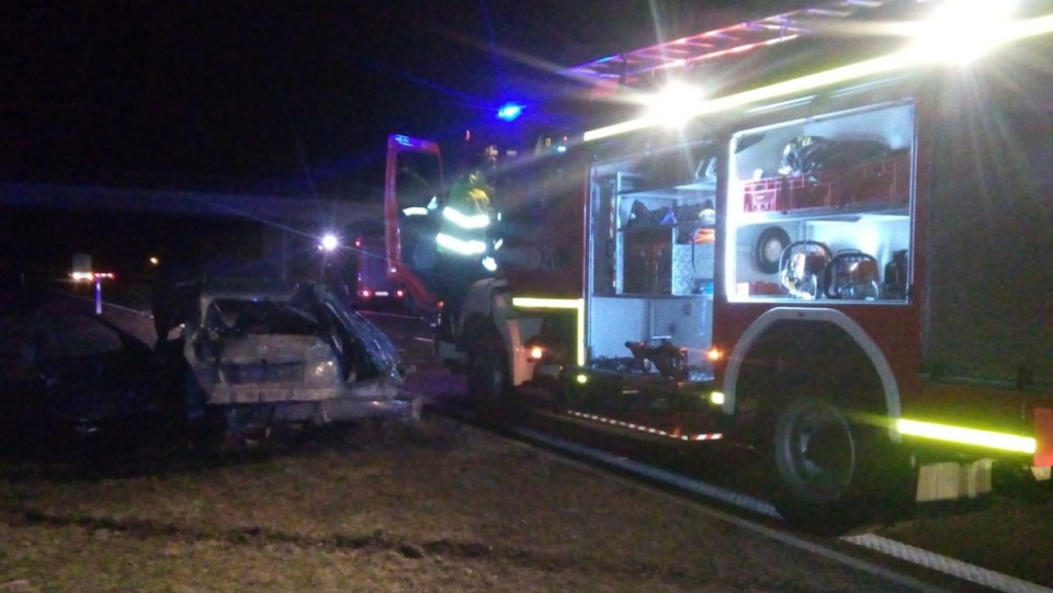 Do karambolu doszło na autostradzie A1, na wysokości miejscowości Kopanino, na nitce do Gdańska/fot. materiały policji