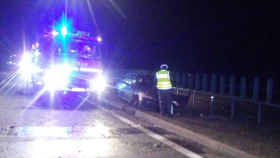 Do karambolu doszło na autostradzie A1, na wysokości miejscowości Kopanino, na nitce do Gdańska/fot. materiały policji