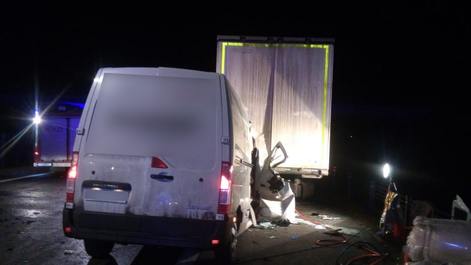 Do karambolu doszło na autostradzie A1, na wysokości miejscowości Kopanino, na nitce do Gdańska/fot. materiały policji