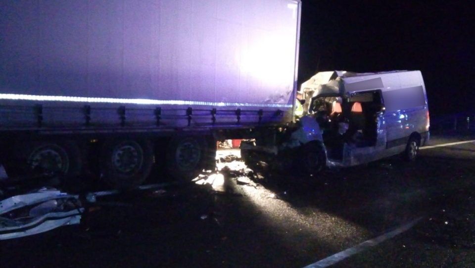 Do karambolu doszło na autostradzie A1, na wysokości miejscowości Kopanino, na nitce do Gdańska/fot. materiały policji