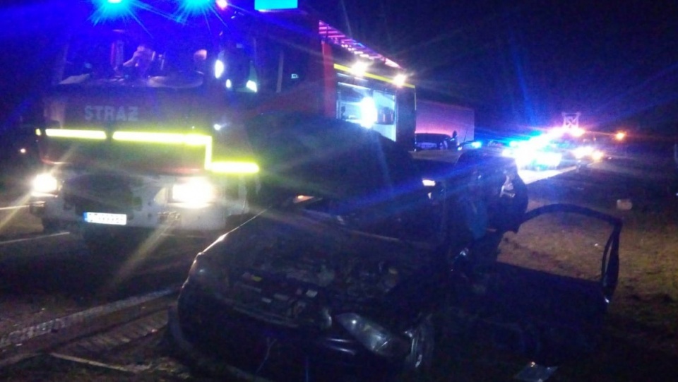 Wypadek wydarzył się tuż po północy z wtorku na środę na autostradzie A1, w kierunku na Gdańsk, na wysokości miejscowości Kopanino/fot. materiały policji