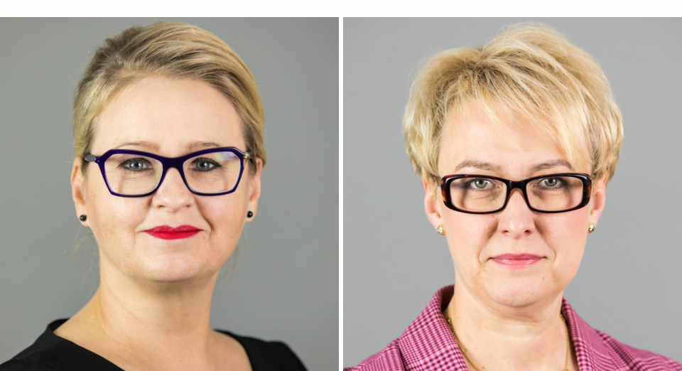 Aneta Jędrzejewska (z lewej) i Agnieszka Kłopotek. Fot. Andrzej Goiński Źródło: sejmik.kujawsko-pomorskie.pl