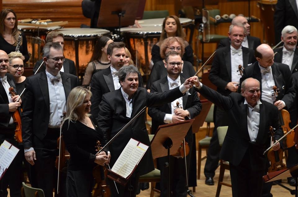 Krzysztof Jakowicz i Mirosław Jacek Błaszczyk Fot. Fb Filharmonia Pomorska