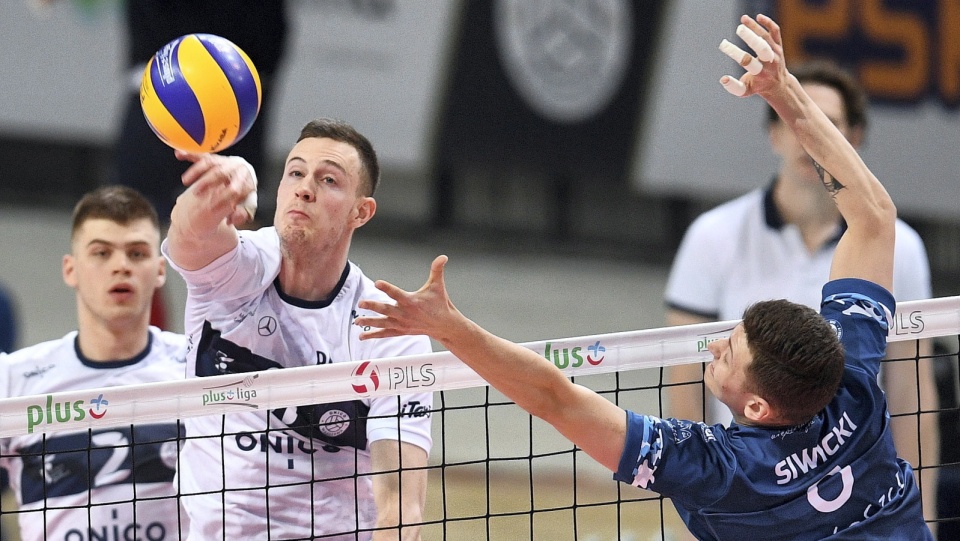 Zdjęcie z meczu ONICO Warszawa kontra Chemik Bydgoszcz w 26. kolejce ekstraklasy siatkarzy 2018/2019. Fot. PAP/Radek Pietruszka