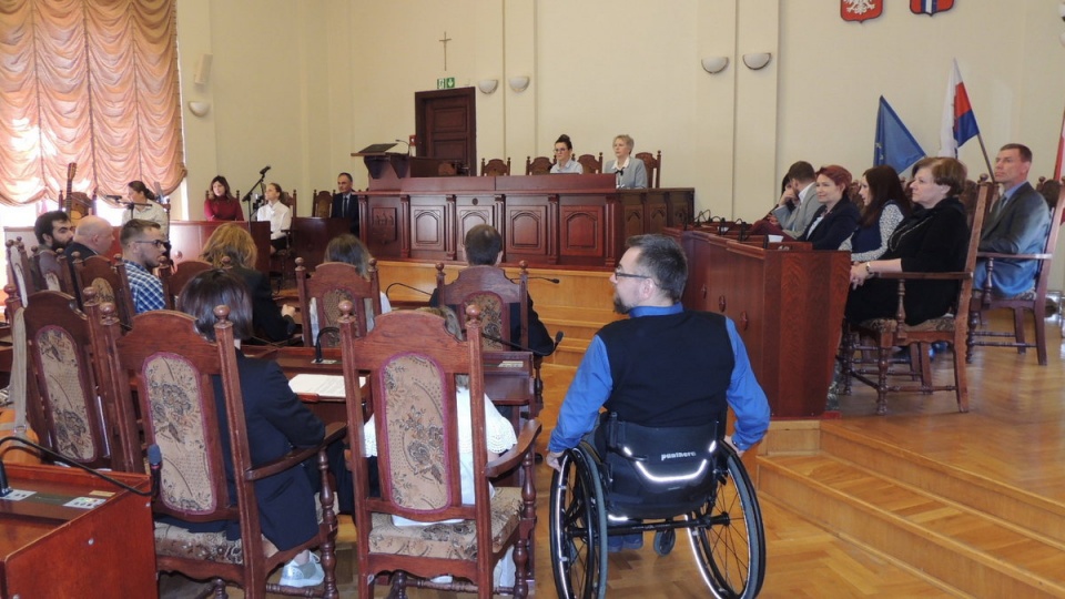 Sesja Osób Niepełnosprawnych w bydgoskim ratuszu/fot. Tatiana Adonis