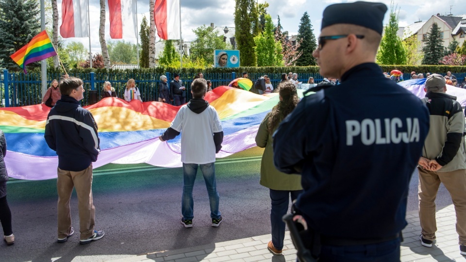 Manifestacja pod hasłem "Chryja pod Radiem Maryja". Fot. Arch/PAP/Tytus Żmijewski