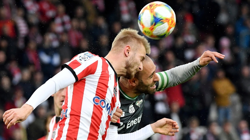 Zdjęcie z meczu Cracovia Kraków kontra Lechia Gdańsk w 34. kolejce ekstraklasy piłkarskiej 2018/2019. Fot. PAP/Jacek Bednarczyk