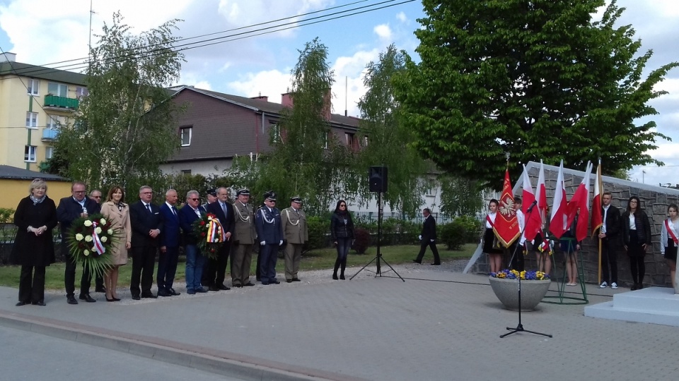 Obchody 74. rocznicy zakończenia II Wojny Światowej w Inowrocławiu/fot. Tomasz Gronet