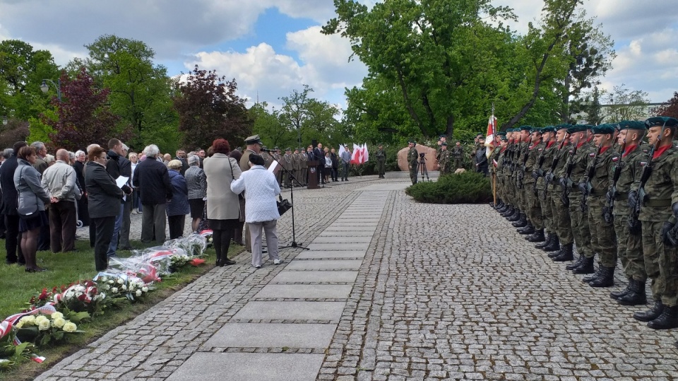 Obchody 74. rocznicy zakończenia II Wojny Światowej w Toruniu/fot. Adriana Andrzejewska