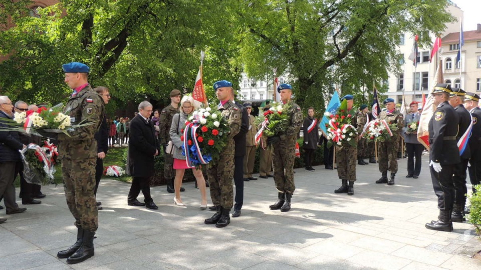 Obchody 74. rocznicy zakończenia II Wojny Światowej w Bydgoszczy/fot. Tatiana Adonis