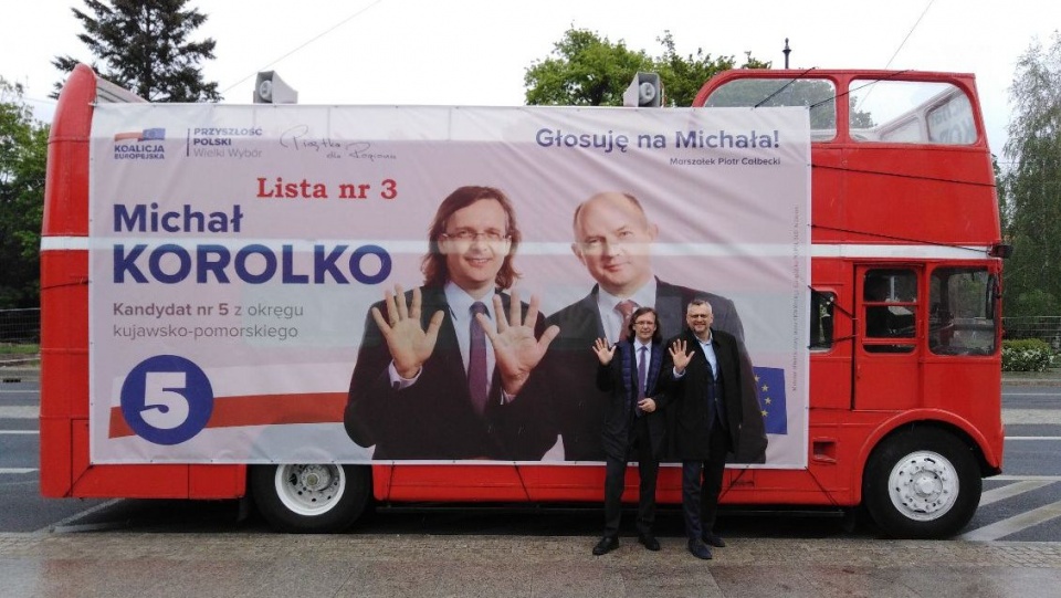 Michał Korolko (z lewej) i poseł Tomasz Lenz. Fot. Monika Kaczyńska