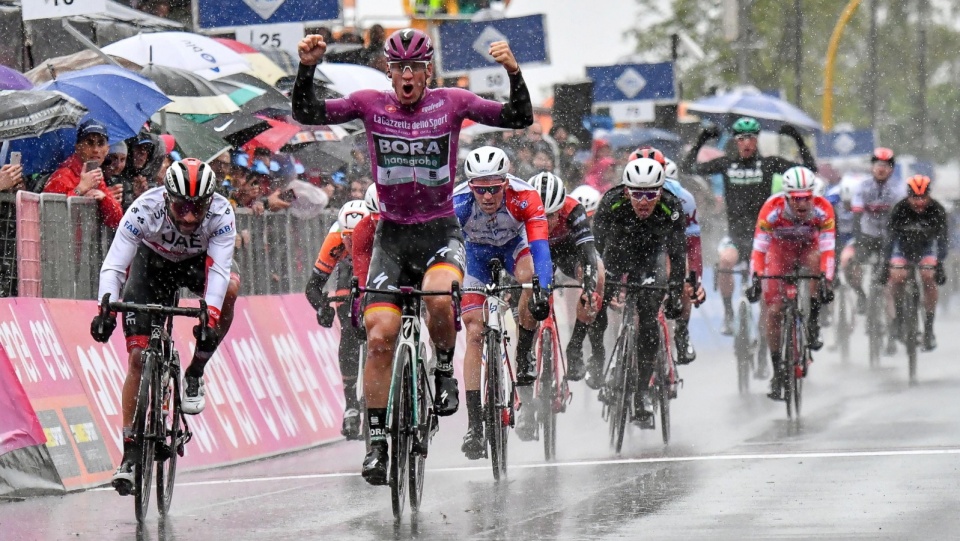 Końcówka piątego etapu Giro d