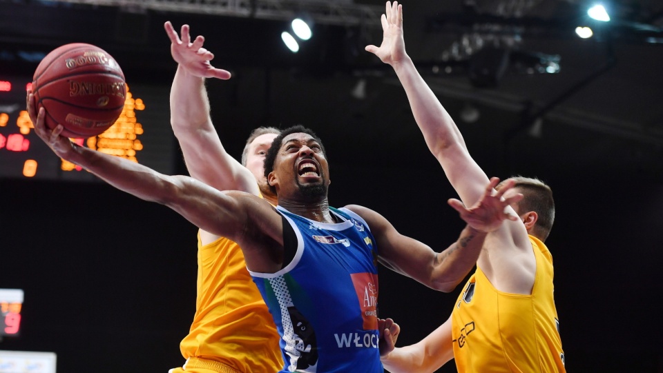 Zdjęcie z 1. meczu półfinałowego ekstraklasy koszykarzy 2018/2019 Arka Gdynia kontra Anwil Włocławek. Fot. PAP/Marcin Gadomski