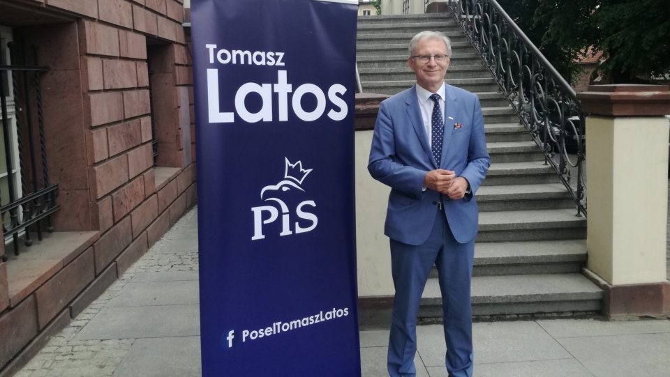 Tomasz Latos zapowiedział również, że będzie walczył o rozwój szkolnictwa wyższego w Grudziądzu. Fot. Marcin Doliński