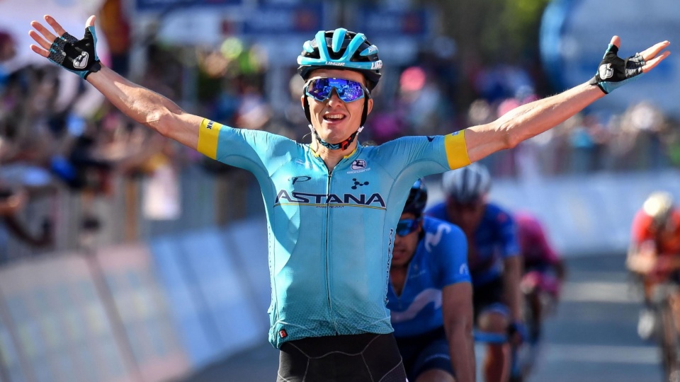 Na zdjęciu Pello Bilbao, triumfator 20. etapu Giro d