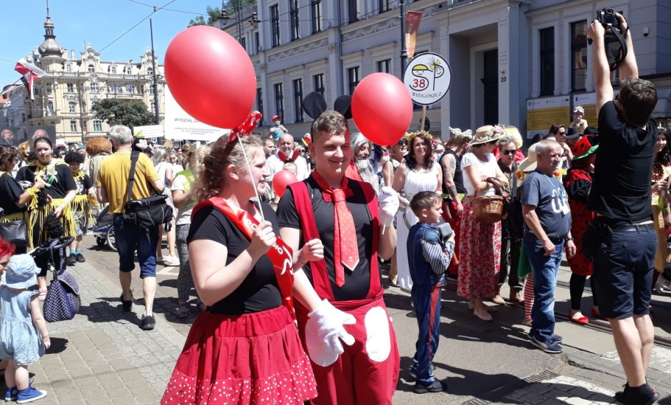 Parada postaci z bajek w Bydgoszczy/fot. Kamila Zroślak