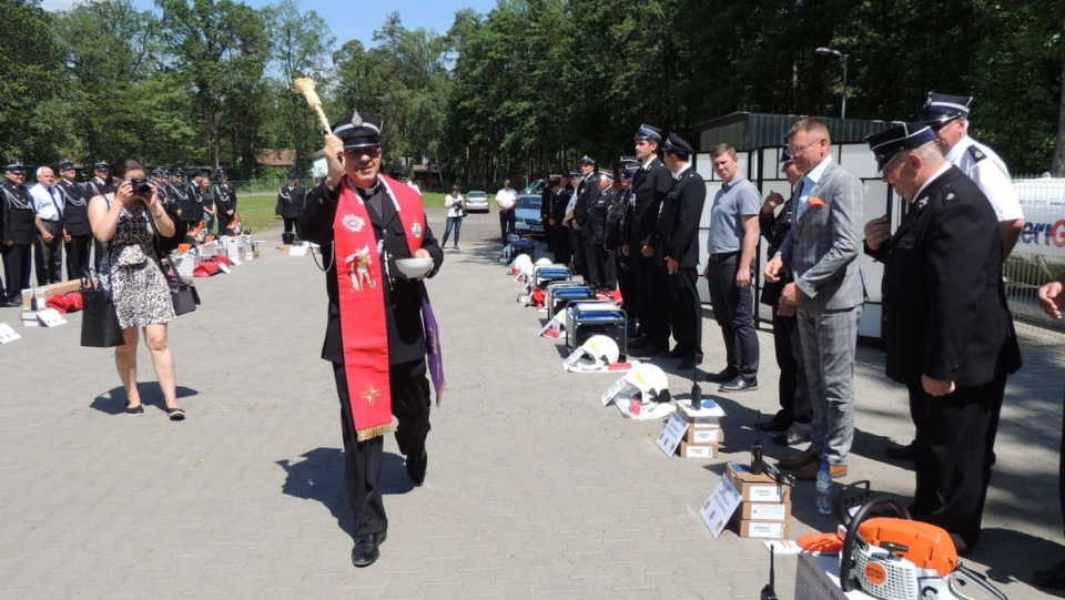 Sprzęt dla OSP z powiatów mogileńskiego i inowrocławskiego./fot. Tatiana Adonis