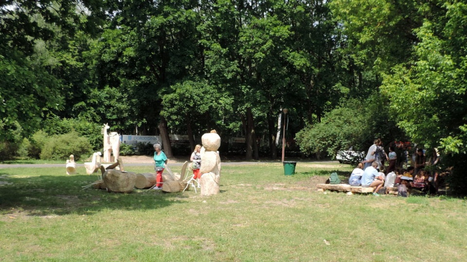 Ogólnopolski Plener Rzeźbiarski Myślęcinek 2019./fot. Lech Przybyliński