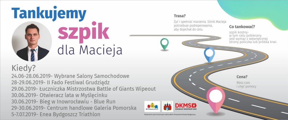 Szczegółowy plan akcji „Tankujemy dla Macieja”. Źródło: Facebook