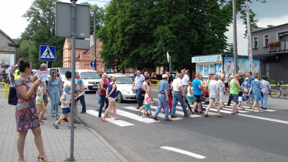Protest w Strzelnie./fot. Tomasz Gronet