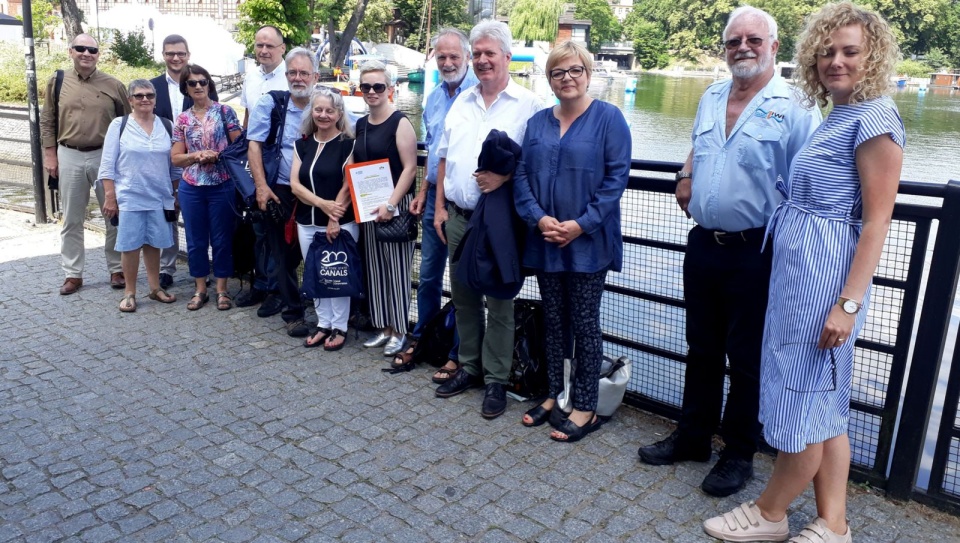 Bydgoszcz ustawia się frontem do wody - zauważyli goście z Inland Waterways International. Fot. Kamila Zroślak