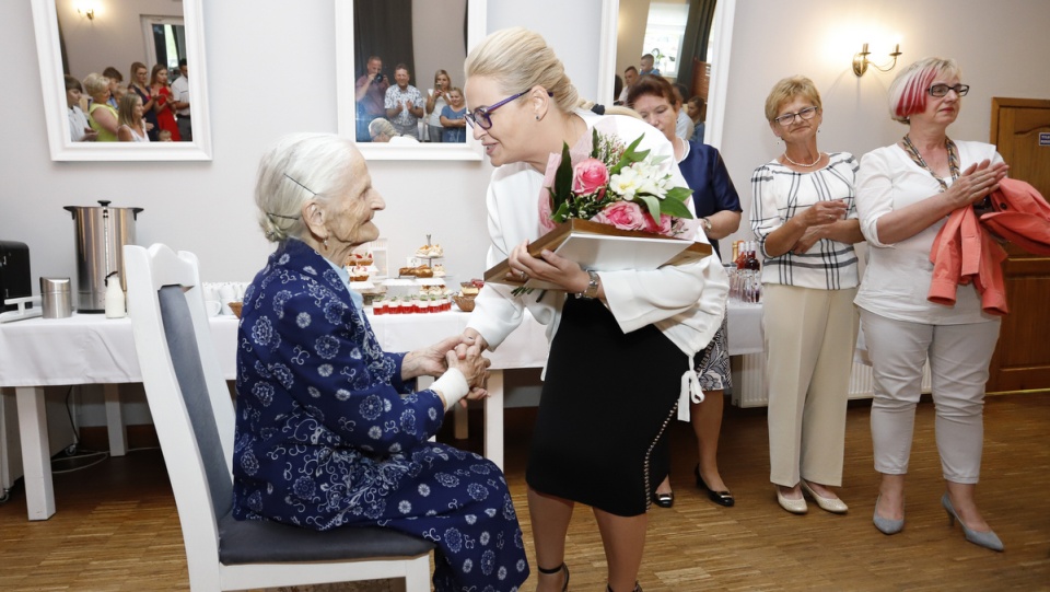 Medal Unitas Durat dla Pani Heleny Spalding/fot. Mikołaj Kuras