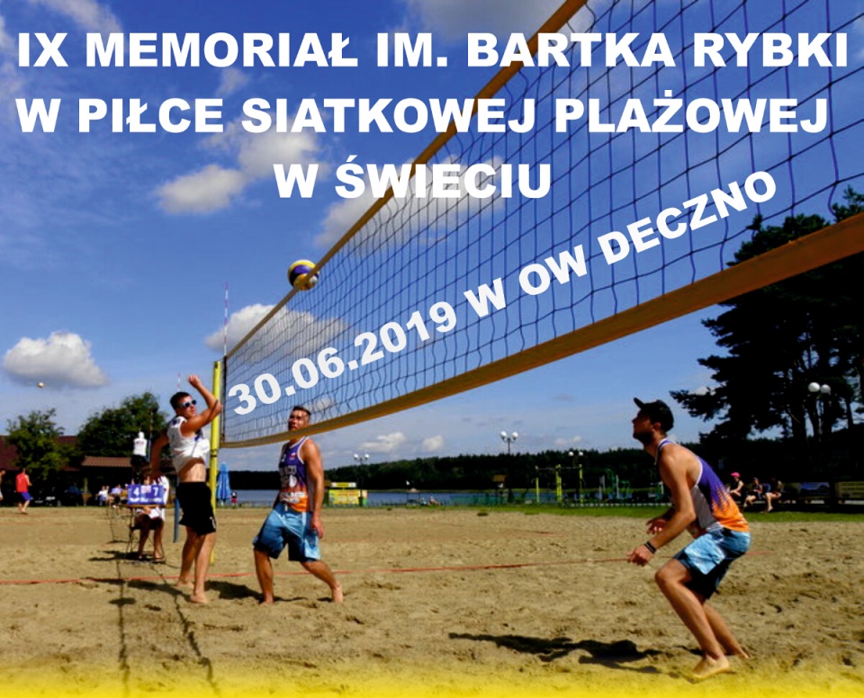 IX Memoriał Bartka Rybki w piłce siatkowej plażowej. Fot. sportwswieciu.pl