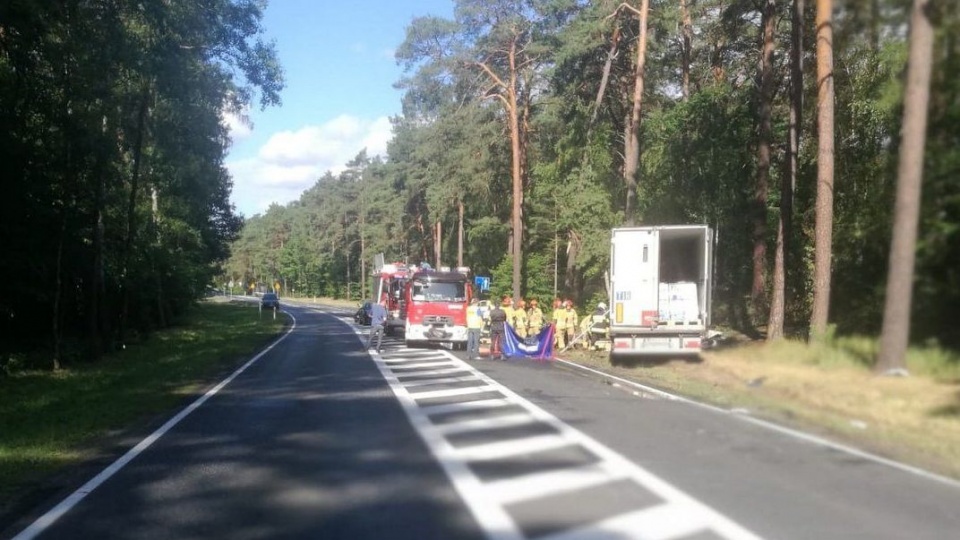 Wypadek w Emilianowie./fot. KWP Bydgoszcz
