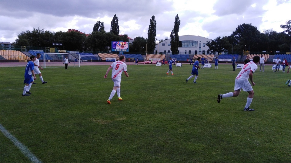 350 fanów futbolu z 11 krajów Europy bierze udział w 19. Turnieju Międzynarodowej Ligi Piłki Nożnej Osób Niepełnosprawnych Seni Cup w Toruniu./fot. Monika Kaczyńska