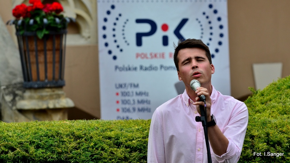 Krzysztof Iwaneczko z recitalem w ogrodzie Polskiego Radia PiK