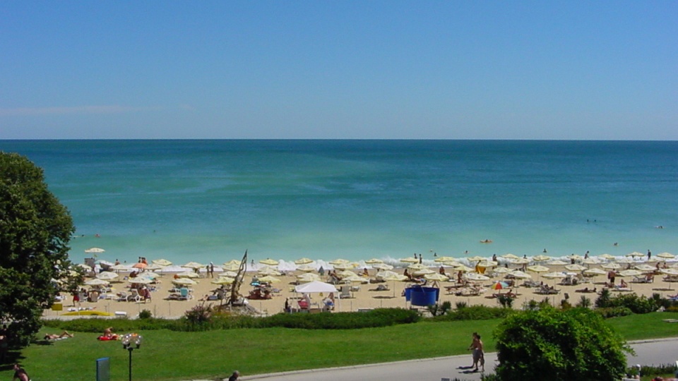 Plaża w Złotych Piaskach w Bułgarii/fot. Wikipedia