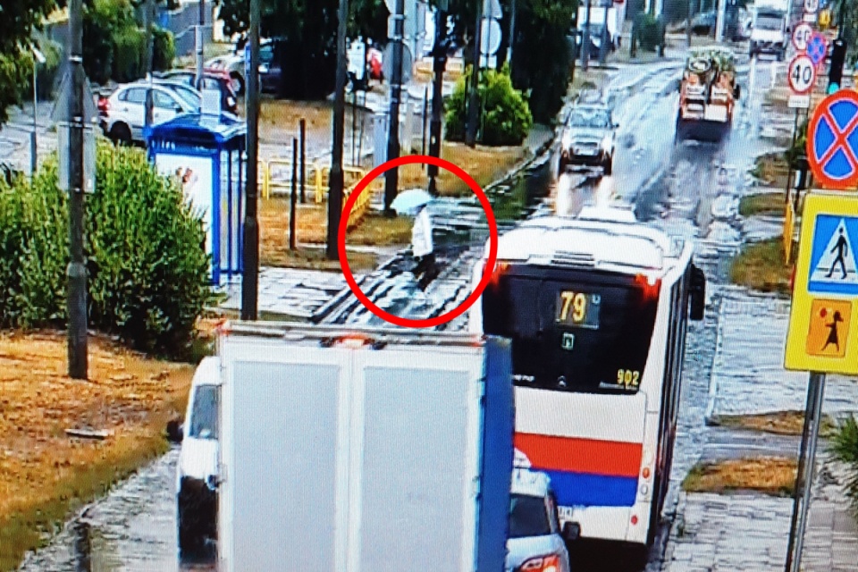 W ciągu dwóch godzin akcji mundurowi ujawnili siedem wykroczeń popełnionych przez pieszych. Fot. KWP w Bydgoszczy