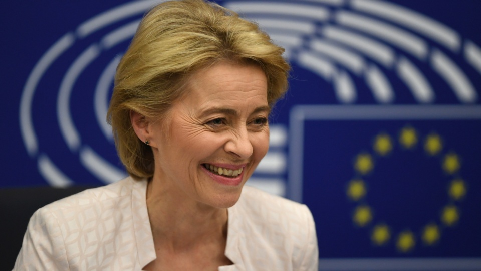 Ursula von der Leyen została wybrana na stanowisko szefowej Komisji Europejskiej. Fot. PAP/EPA/PATRICK SEEGER