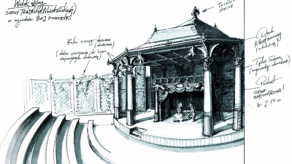 Amfiteatr elżbietański./fot. materiały Teatru Baj Pomorski
