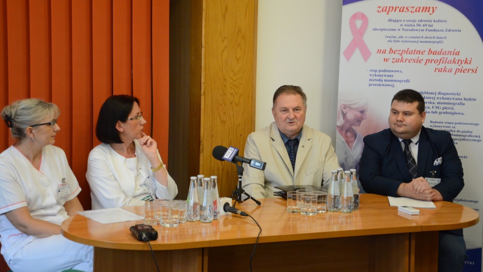 Konferencja w Szpitalu im. Ludwika Błażka w Inowrocławiu. Fot. Sławomir Jezierski