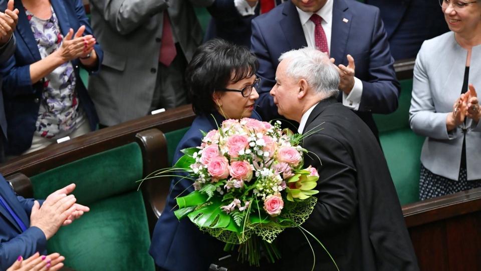 Wcześniej była m.in. szefową resortu spraw wewnętrznych, rzecznikiem rządu i szefem gabinetu politycznego b. premier Beaty Szydło. Przewodniczyła również sejmowej Komisji Etyki Poselskiej. Fot. PAP/Piotr Nowak