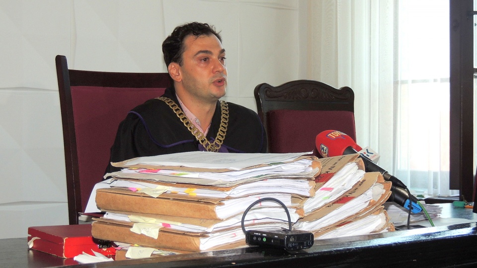 Sędzia Bartosz lau podczas publikacji wyroku. Fot. Tatiana Adonis
