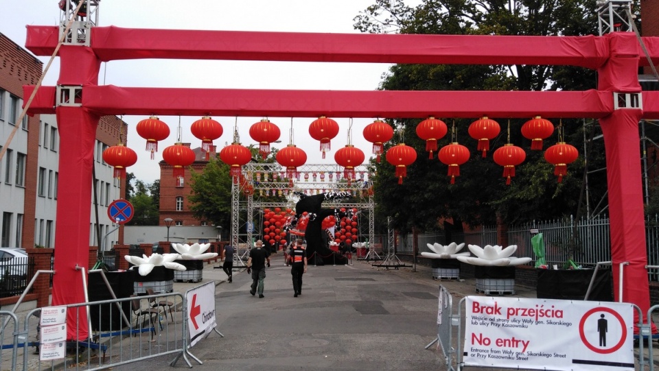 Instalacja "Chinatown" - największa w historii festiwalu/fot. Monika Kaczyńska