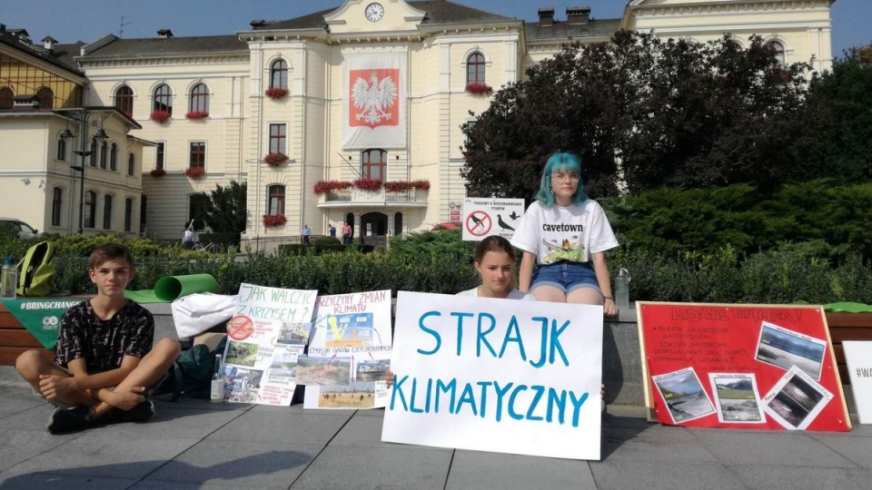 Wakacyjny Strajk Klimatyczny w Bydgoszczy./fot. Monika Siwak