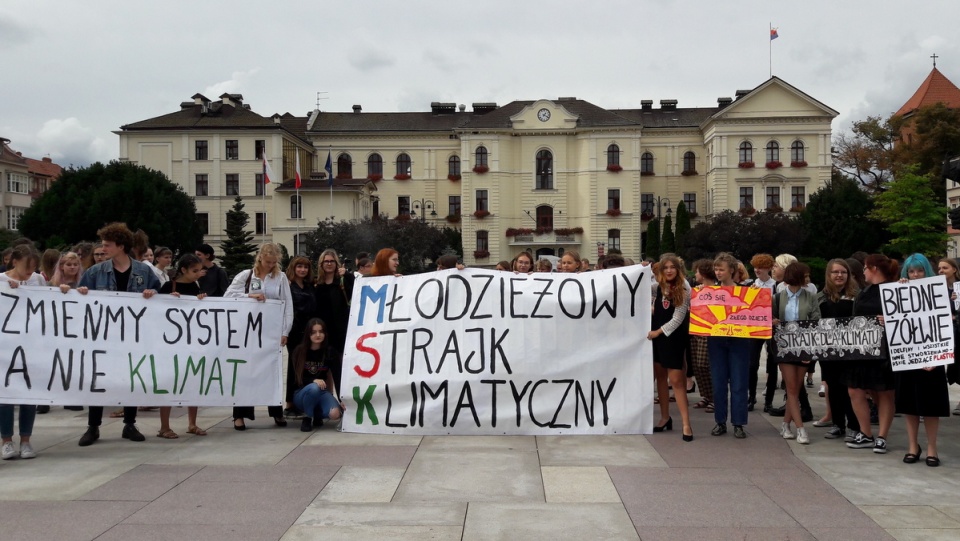 Młodzieżowy Strajk Klimatyczny w Bydgoszczy/fot. Tatiana Adonis