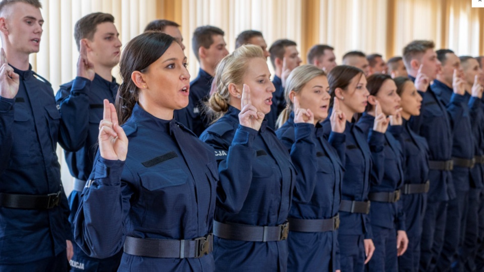 Ślubowanie policjantów/fot. materiały policji