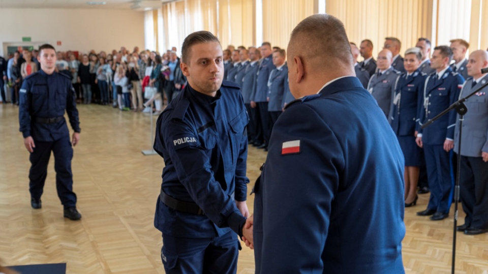 Ślubowanie policjantów/fot. materiały policji